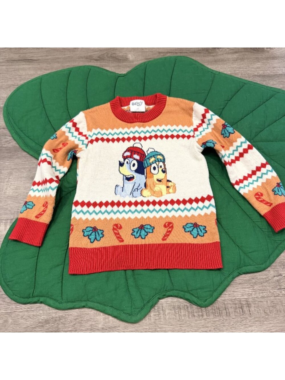 Bluey Toddler 3T Christmas Sweater Knit